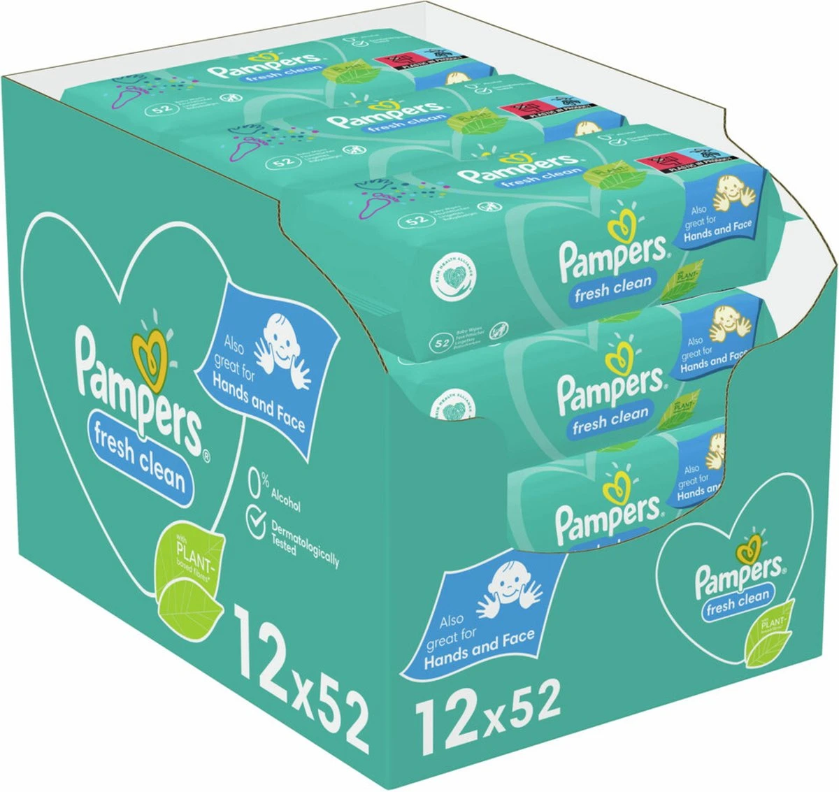 Pampers® Pampers Fresh Clean Billendoekjes - 624 Stuks 1 Pampers® Pampers Fresh Clean Billendoekjes - 624 Stuks