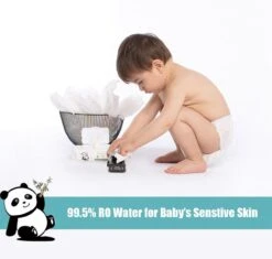 ECOBOOM Bamboo Eco Billendoekjes 9 Pakken (540stks) - 99,5 % Water - Bambo Luierdoekjes - Eco Huiddoekjes - 100 % Afbreekbaar - Bamboe Gezichtdoekjes -Babyproducten 1200x1142