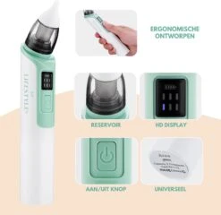 SP Lifestyle ® Neusreiniger Baby - Elektrische Neuszuiger Met USB - Snoetenpoetsers - Snotzuiger Baby - 6 Verschillende Standen -Babyproducten 1200x1166 1