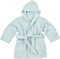 Meyco Badjas Basic Badstof - Lichtblauw - 98/104