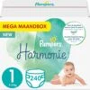 Pampers® Pampers - Harmonie / Pure - Maat 1 - Mega Maandbox - 240 Luiers