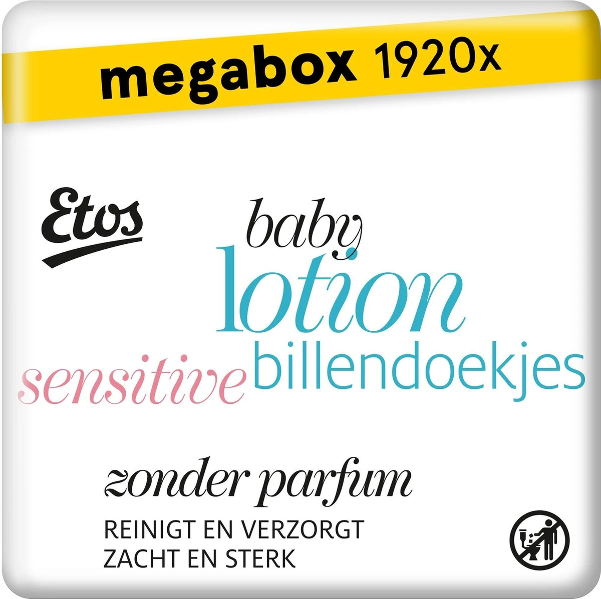 Etos Baby Lotion Sensitive Billendoekjes - 1920 Stuks (24x 80 Stuks) 2 Etos Baby Lotion Sensitive Billendoekjes - 1920 Stuks (24x 80 Stuks) - Afbeelding 2