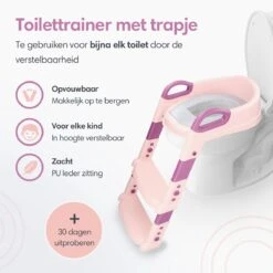 Macx & Macx Toilettrainer Met Trapje - Brilverkleiner Met Handvaten En Opstapje - Opvouwbaar Toilet Bril Zitje - WC Zindelijkheids Training Voor Jongens/Meisjes - Urinoirs Voor Kind/Peuter Van 2 Tot 7 Jaar - Roze 13 Macx & Macx Toilettrainer Met Trapje - Brilverkleiner Met Handvaten En Opstapje - Opvouwbaar Toilet Bril Zitje - WC Zindelijkheids Training Voor Jongens/Meisjes - Urinoirs Voor Kind/Peuter Van 2 Tot 7 Jaar - Roze -Babyproducten 1200x1200 1045