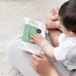 LILLYDOO Green Natural Billendoekjes - Doekjes 100% Vrij Van Plastic & Parfum - 1440 Stuks (24x60) -Babyproducten 1200x1200 105