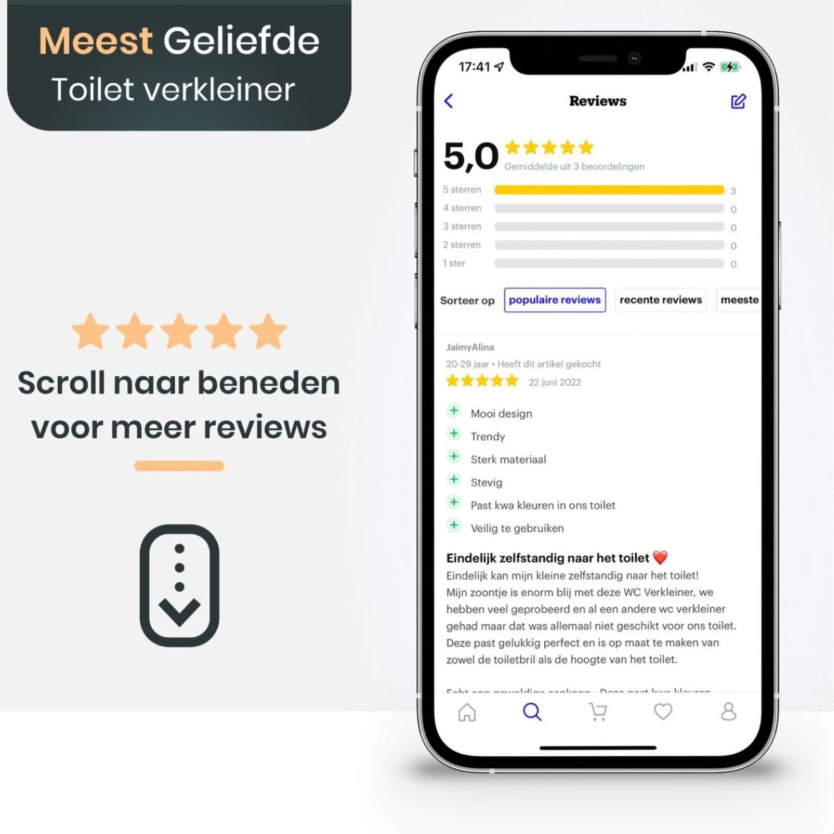 XIORI-SEMS - WC Verkleiner Met Trapje - Toiletverkleiner - Wit Met Goud - Toilettrainer - 2 Tot 7 Jaar - Met Beloningssysteem 8 XIORI-SEMS - WC Verkleiner Met Trapje - Toiletverkleiner - Wit Met Goud - Toilettrainer - 2 Tot 7 Jaar - Met Beloningssysteem - Afbeelding 8