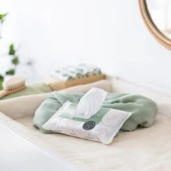 LILLYDOO Green Natural Billendoekjes - Doekjes 100% Vrij Van Plastic & Parfum - 1440 Stuks (24x60) -Babyproducten 1200x1200 106