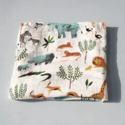 Hydrofiele Doek XL - Baby Inbakerdoek - 120x120 Cm - Safari Dieren 8 Hydrofiele Doek XL - Baby Inbakerdoek - 120x120 Cm - Safari Dieren -Babyproducten 1200x1200 1081