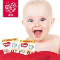 Huggies Luiers - Maat 1 (2 Tot 5 Kg) - 336 (16x21) Stuks - Newborn - Voordeelverpakking -Babyproducten 1200x1200 1125