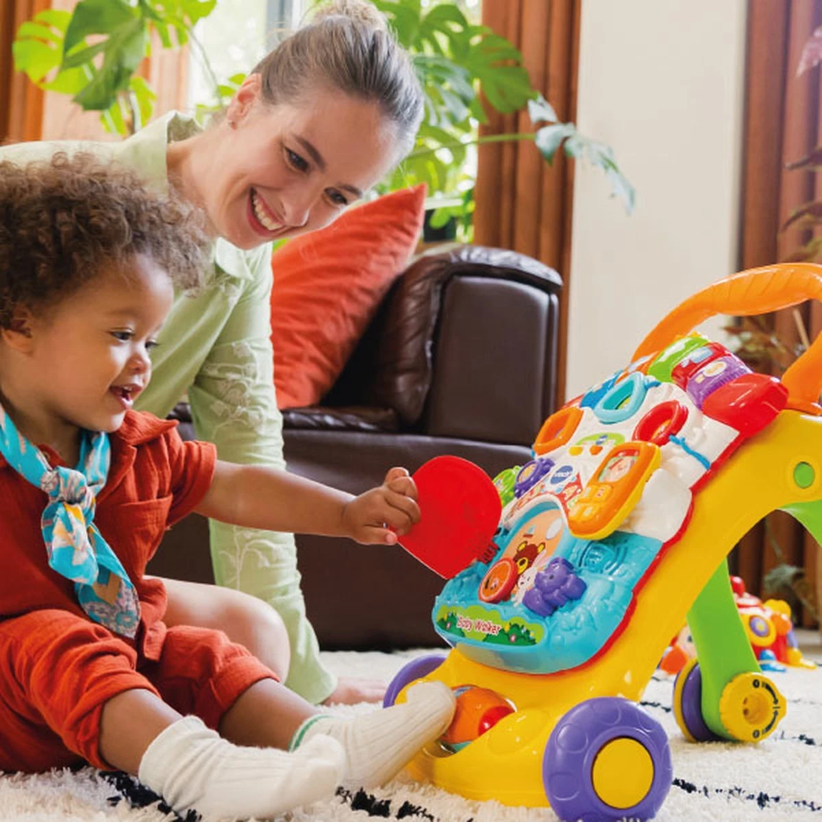 VTech 2 In 1 Baby Walker - Educatief Babyspeelgoed - Loopwagen Met Licht 7 VTech 2 In 1 Baby Walker - Educatief Babyspeelgoed - Loopwagen Met Licht - Afbeelding 7