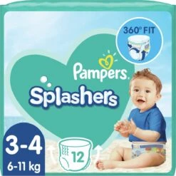 Pampers® Pampers Splashers 12 Wegwerpbare Zwemluiers - Maat 3-4 -Babyproducten 1200x1200 271