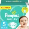 Pampers® Pampers - Baby Dry - Maat 5 - Maandbox - 216 Luiers