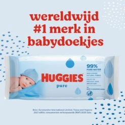 Huggies Billendoekjes - Pure 99% Water - 18 X 56 Stuks - 1008 Doekjes - Voordeelverpakking 20 Huggies Billendoekjes - Pure 99% Water - 18 X 56 Stuks - 1008 Doekjes - Voordeelverpakking -Babyproducten 1200x1200 37