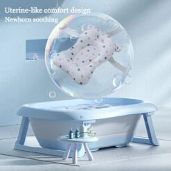 K IKIDO Babybadje - 3 In 1 Opvouwbaar - Multifunctioneel - Inclusief Badkussen - Baby Badje - Babybad - Peuterbadje - Lichtgewicht - Blauw 16 K IKIDO Babybadje - 3 In 1 Opvouwbaar - Multifunctioneel - Inclusief Badkussen - Baby Badje - Babybad - Peuterbadje - Lichtgewicht - Blauw -Babyproducten 1200x1200 399