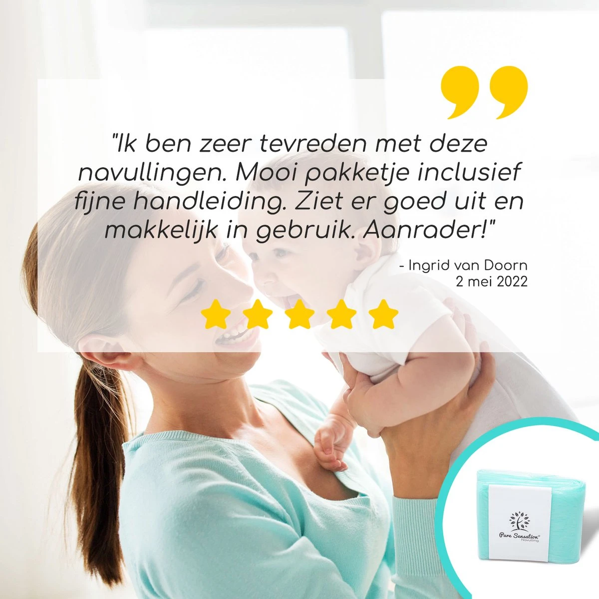 Pure Sensation® Luieremmer Navulling - 7 Stuks - Geschikt Voor Korbell - Inclusief Extra Luier Etui - Navullingen 15/16 Liter - Luieremmer Zakken - Luieremmernavullingen - Luieremmers - Korbell Luieremmer – Luierzakjes Wegwerp - Korbell Navulling 10 Pure Sensation® Luieremmer Navulling - 7 Stuks - Geschikt Voor Korbell - Inclusief Extra Luier Etui - Navullingen 15/16 Liter - Luieremmer Zakken - Luieremmernavullingen - Luieremmers - Korbell Luieremmer – Luierzakjes Wegwerp - Korbell Navulling - Afbeelding 10