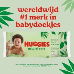 Huggies Billendoekjes - Natural Care - 10 X 56 Stuks - 560 Doekjes - Voordeelverpakking -Babyproducten 1200x1200 56