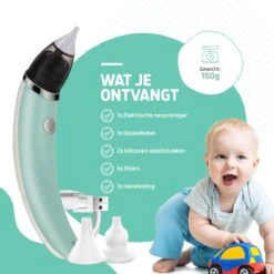 Hoy En Dia® Neusreiniger Baby Snoetenpoetsers - Neuspeer Met USB - Elektrische Neuszuiger - Toetenvegers -Babyproducten 1200x1200 574