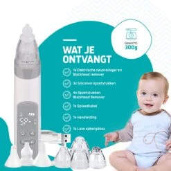 Hoy En Dia Neusreiniger Baby Snoetenpoetsers – Elektrische Neuszuiger En Blackhead Remover- Neuspeer Met USB - Muziek -Babyproducten 1200x1200 586