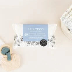 LILLYDOO Babydoekjes Met 99% Water - 1440 Billendoekjes (24x60) 100% Vrij Van Plastic En Parfum -Babyproducten 1200x1200 6