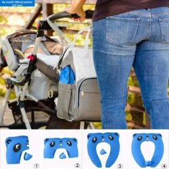 Merkloos Wc Verkleiner Opvouwbaar - Licht En Compact Reis-Formaat WC Bril - Toilet Trainer Voor Peuters Onderweg - Panda Blauw -Babyproducten 1200x1200 712