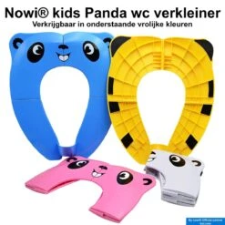 Merkloos Wc Verkleiner Opvouwbaar - Licht En Compact Reis-Formaat WC Bril - Toilet Trainer Voor Peuters Onderweg - Panda Blauw -Babyproducten 1200x1200 713