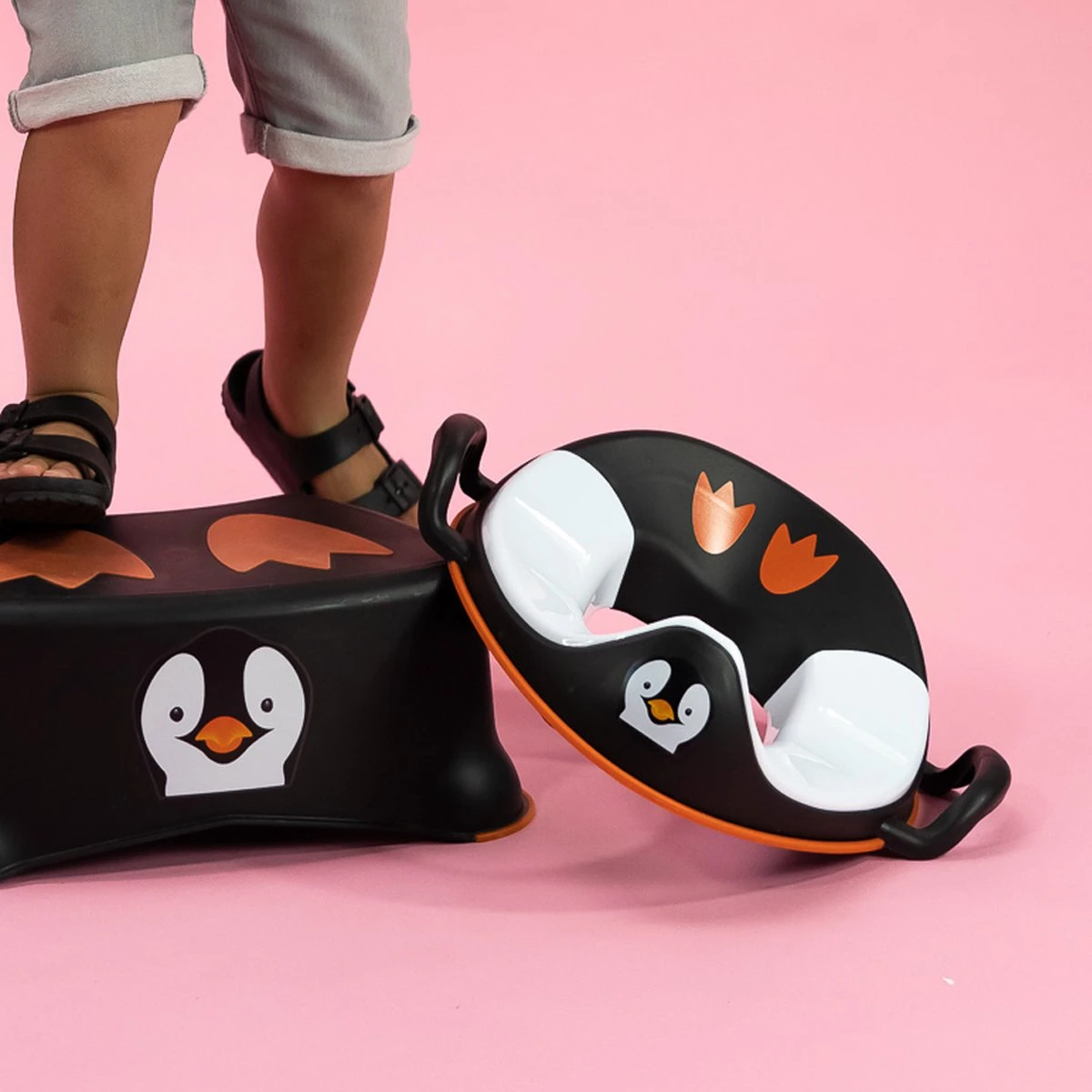 Jippie's My Trainer Seat WC Verkleiner - Pinguin 7 Jippie's My Trainer Seat WC Verkleiner - Pinguin - Afbeelding 7