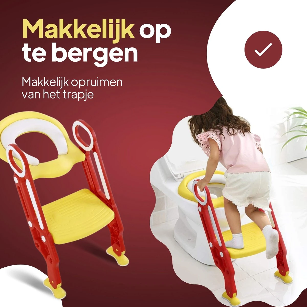 Merkloos Wc Verkleiner Met Trapje - Wc Verkleiner - Toilettrainer - Toiletverkleiner - 2 Tot 7 Jaar 6 Merkloos Wc Verkleiner Met Trapje - Wc Verkleiner - Toilettrainer - Toiletverkleiner - 2 Tot 7 Jaar - Afbeelding 6