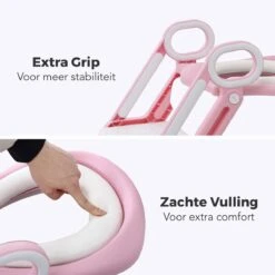 LifeGoods WC Verkleiner Met Trapje - Trainer Met Opstapje - 2 Tot 7 Jaar - Roze/Wit -Babyproducten 1200x1200 741