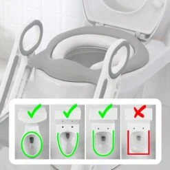 LifeGoods WC Verkleiner Met Trapje - Trainer Met Opstapje - 2 Tot 7 Jaar - Grijs/Wit -Babyproducten 1200x1200 751
