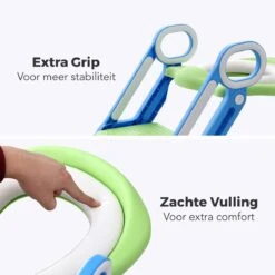 LifeGoods WC Verkleiner Met Trapje - Trainer Met Opstapje - 2 Tot 7 Jaar - Groen/Blauw -Babyproducten 1200x1200 761