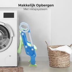 LifeGoods WC Verkleiner Met Trapje - Trainer Met Opstapje - 2 Tot 7 Jaar - Groen/Blauw -Babyproducten 1200x1200 765