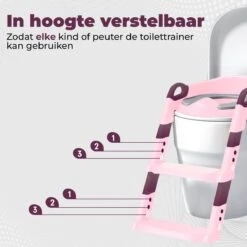 WC Verkleiner Met Trapje - Inclusief Handvaten - Opvouwbaar - 2 Tot 7 Jaar - Roze - Paars -Babyproducten 1200x1200 775