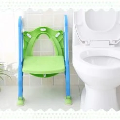 Toiletbril Met Trapje Voor Kinderen | Kinder Toiletzitje Toiletstoel Met Trap | Opvouwbare WC-bril Verkleiner Toiletverkleiner | LB-A20 Blauwpaars -Babyproducten 1200x1200 790