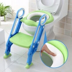 Toiletbril Met Trapje Voor Kinderen | Kinder Toiletzitje Toiletstoel Met Trap | Opvouwbare WC-bril Verkleiner Toiletverkleiner | LB-A20 Blauwpaars -Babyproducten 1200x1200 791