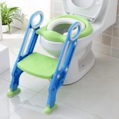 Toiletbril Met Trapje Voor Kinderen | Kinder Toiletzitje Toiletstoel Met Trap | Opvouwbare WC-bril Verkleiner Toiletverkleiner | LB-A20 Blauwpaars -Babyproducten 1200x1200 793