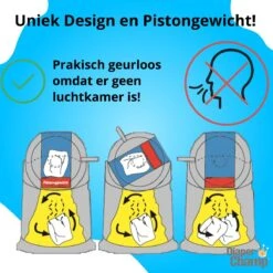 Luieremmer Medium Zilver - Middel - Zonder Navulling - Geschikt Voor Pampers En Huggies - Stoma -Babyproducten 1200x1200 821