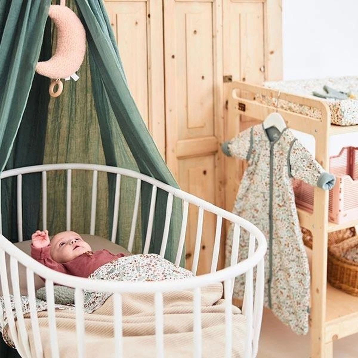 Jollein Hydrofiel Multidoek Bloom 70x70cm - 3 Stuks 5 Jollein Hydrofiel Multidoek Bloom 70x70cm - 3 Stuks - Afbeelding 5