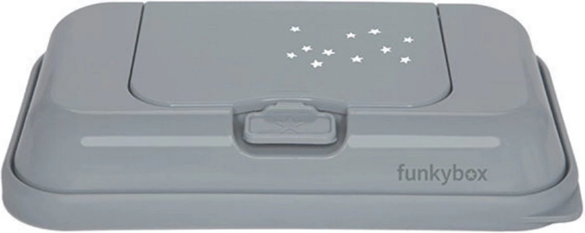 Funkybox - Billendoekjes Doosje - To Go - Grey - Little Stars 9 Funkybox - Billendoekjes Doosje - To Go - Grey - Little Stars - Afbeelding 9