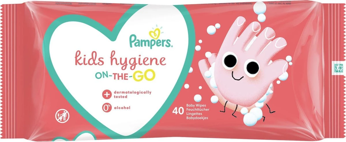 Pampers® Pampers Kids Hygiene On-The-Go Doekjes - 600 Doekjes 2 Pampers® Pampers Kids Hygiene On-The-Go Doekjes - 600 Doekjes - Afbeelding 2