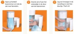 Korbell Luieremmer Navulling - 15L Zak - 3 Stuks -Babyproducten 1200x543