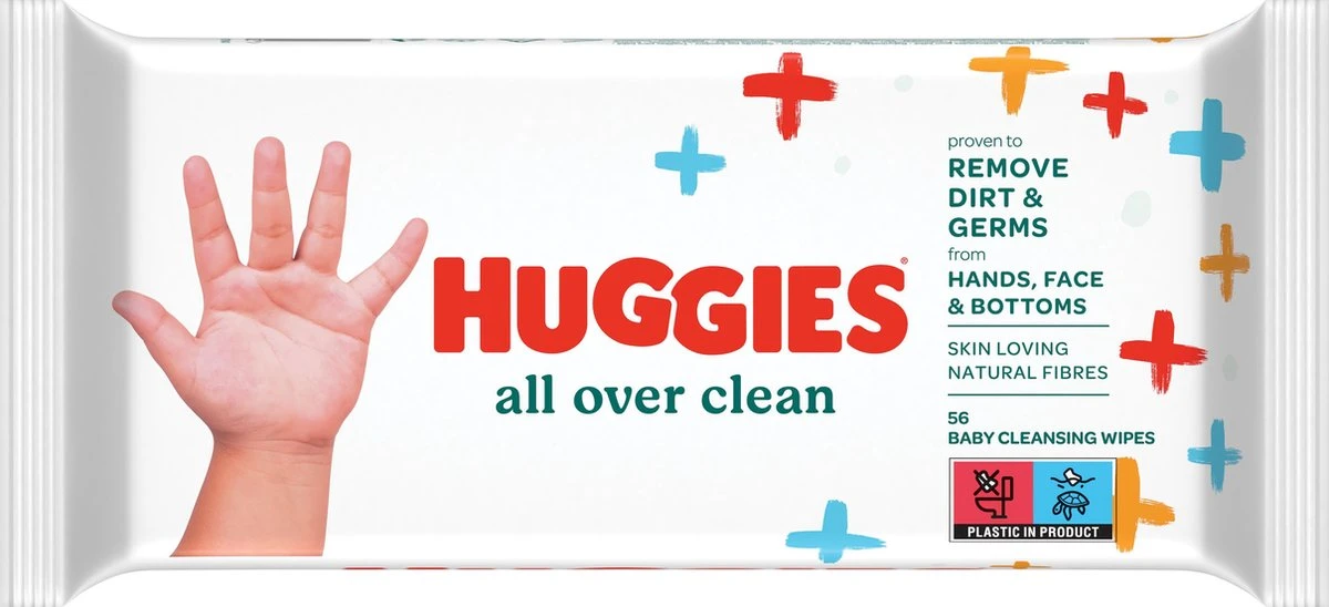 Huggies Billendoekjes - All Over Clean - 10 X 56 - 560 Billendoekjes - Voordeelverpakking 10 Huggies Billendoekjes - All Over Clean - 10 X 56 - 560 Billendoekjes - Voordeelverpakking - Afbeelding 10