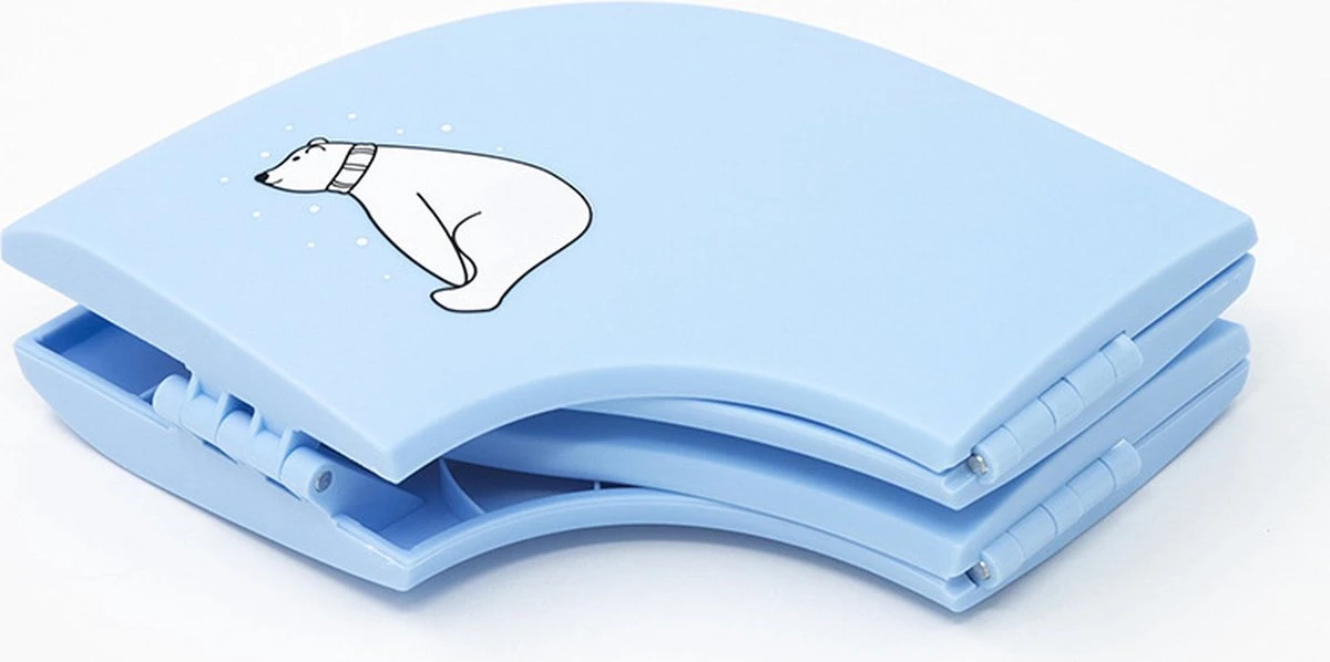 Kinder WC (blauw) Bril Opvouwbaar Licht Ontwerp Hygiënisch Voor Onderweg WC Bril Voor Zindelijkheidstraining Makkelijk Mee Te Nemen Gratis Tasje Bijgeleverd 2 Kinder WC (blauw) Bril Opvouwbaar Licht Ontwerp Hygiënisch Voor Onderweg WC Bril Voor Zindelijkheidstraining Makkelijk Mee Te Nemen Gratis Tasje Bijgeleverd - Afbeelding 2