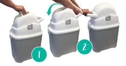 DiaperChamp ONE - Soft Silver - Standaard Luieremmer -Babyproducten 1200x633