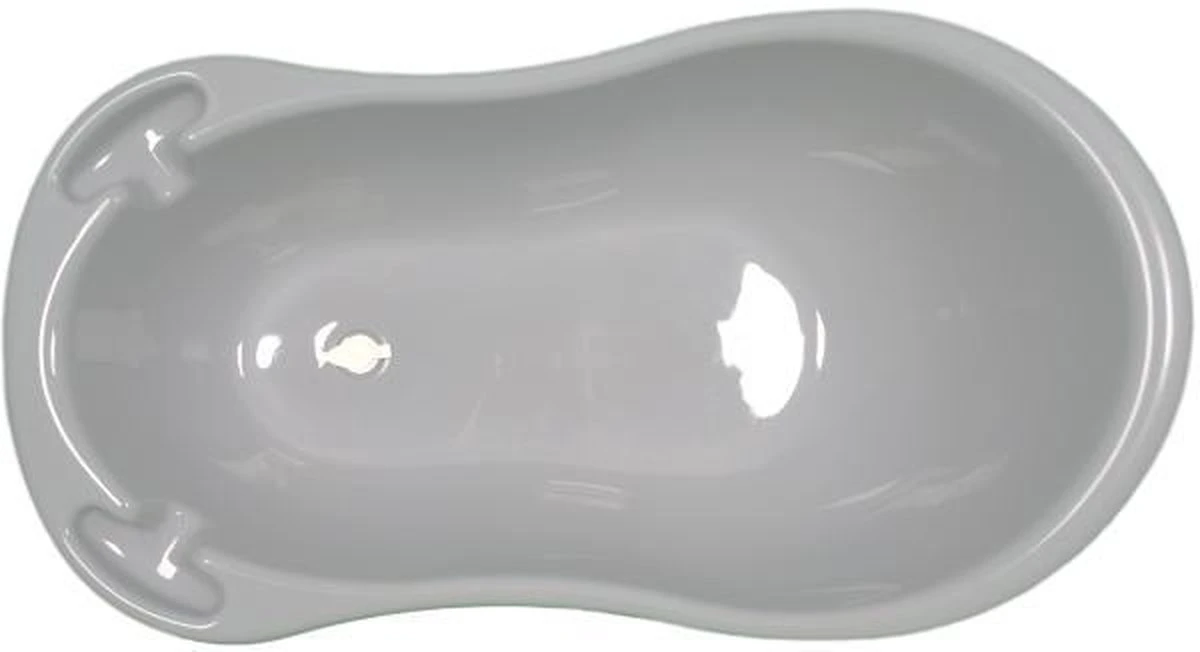 MamaLoes Babybadje - Grijs - 86x38 Cm - Inclusief Stop 4 MamaLoes Babybadje - Grijs - 86x38 Cm - Inclusief Stop - Afbeelding 4