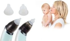 A&K Elektrische Oplaadbare Neuspeer Voor Baby En Kinderen - Inclusief Oplader, Handleiding En Batterijen - Hygiënische Neusreiniger - Baby Aspirator - Neuszuiger - Baby Neuspompje - Toetenveger - Snoetenpoetser - Mintgroen - Neusspoeler -Babyproducten 1200x703 1