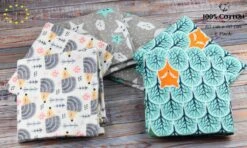 Flanellen Luiers - 80 X 80cm - 6 Pack - Flanellen Doeken Van Flanel Katoen - Mint - Fensilo -Babyproducten 1200x721