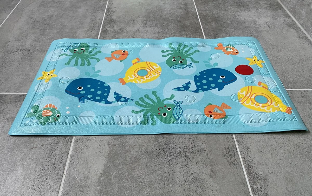 Badmat Antislip - Voor Kinderen En Baby’s – Douchemat – Badmat - Antislipmat Douche – Met Temperatuurindicator - 68 X 40 Cm 8 Badmat Antislip - Voor Kinderen En Baby’s – Douchemat – Badmat - Antislipmat Douche – Met Temperatuurindicator - 68 X 40 Cm - Afbeelding 8