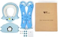 Buxibo Kinder WC Met Opstapje - WC Bril Kind - Kinderzitting WC - Toilet Verkleiner - Toilettrainer - Blauw -Babyproducten 1200x761 2