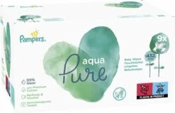 Pampers® Pampers Aqua Pure Billendoekjes - 432 Doekjes -Babyproducten 1200x774