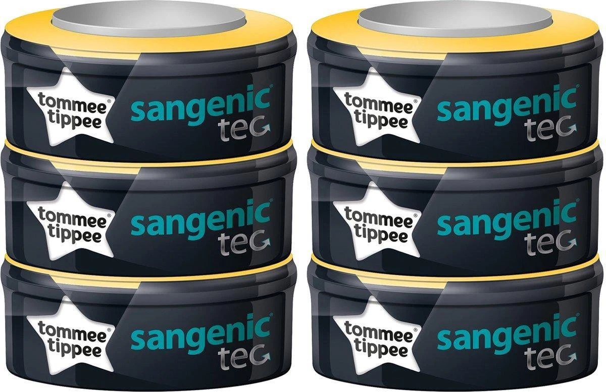 Tommee Tippee Sangenic Tec Luieremmer Navulling Cassettes - 6 Stuks - Universeel 4 Tommee Tippee Sangenic Tec Luieremmer Navulling Cassettes - 6 Stuks - Universeel - Afbeelding 4
