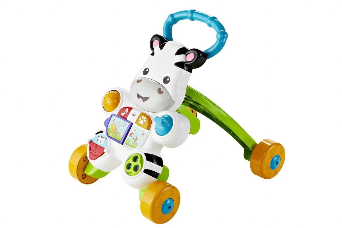 Fisher Price Fisher-Price Loop Met Mij Zebra - Looptrainer 4 Fisher Price Fisher-Price Loop Met Mij Zebra - Looptrainer - Afbeelding 4